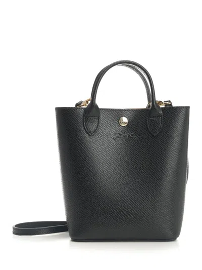 Longchamp Paris Shopping Bag Xs Épure Handbags Black