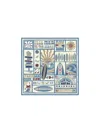 Longchamp Pattern-printed Square Scarf In Multi