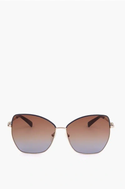 Longchamp Pentagonal Sunglasses With Gradient Lenses