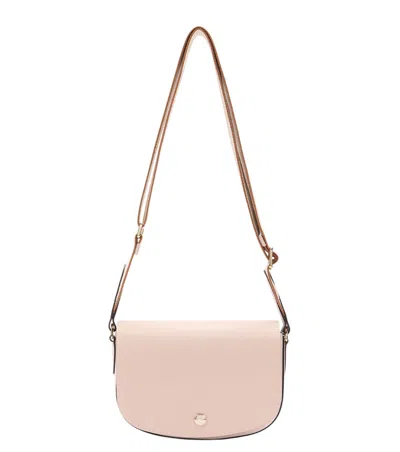 Longchamp Long Handle S Shoulder Bag In Calfskin Leather In Pink