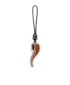 Longchamp Pipe-shaped Keychain In Multi