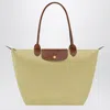 Longchamp Pistachio Coloured Le Pliage Original L Bag In Green