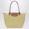 Longchamp Pistachio Coloured Le Pliage Original M Bag In Green