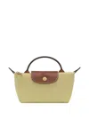 Longchamp Pochette Le Pliage Original In Green