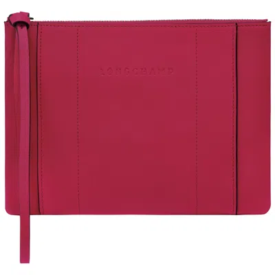 Longchamp Pochette  3d In Magenta