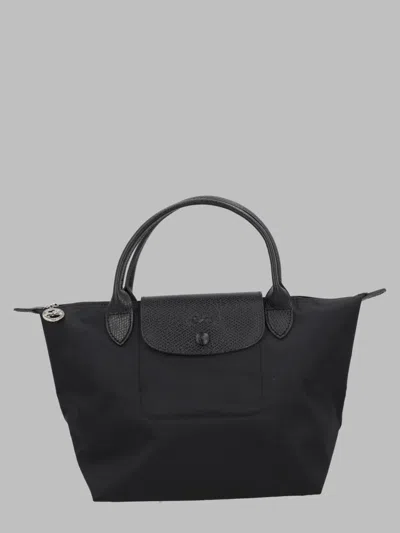 Longchamp Polyamide Handbag For Women, Made In Tunisia (fw26) In Black