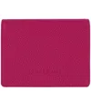 Longchamp Wallet Le Foulonné In Beetroot