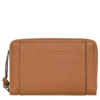 Longchamp Portefeuille  3d In Natural