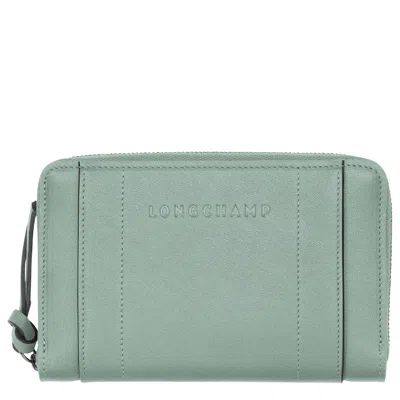 Longchamp Portefeuille  3d In Green