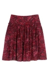 Longchamp Printed Bermuda Skort In Red