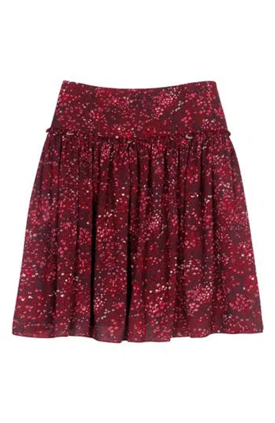 Longchamp Printed Bermuda Skort In Red