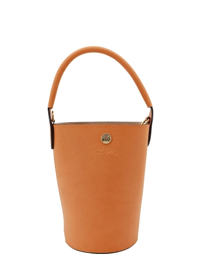 Longchamp Re Bucket Bag In Ocher