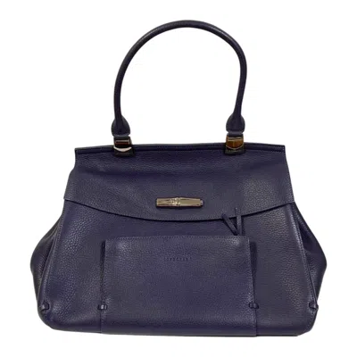 Pre-owned Longchamp Purple Handbag Tote Bag ()