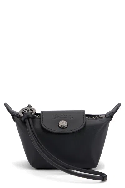 Longchamp Purse Le Pliage Xtra Small In Leather In Black