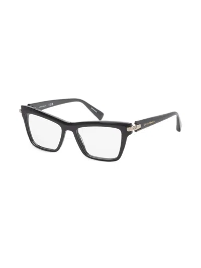 Longchamp Rectangle-frame Glasses In Black