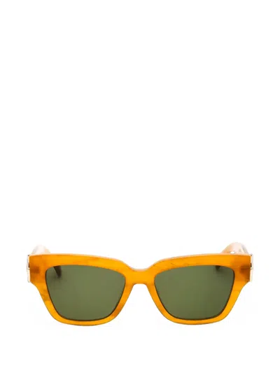 Longchamp Rectangle-frame Sunglasses In Orange