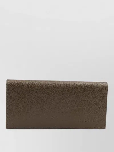 Longchamp Rectangular Frame Sunglasses Textured Finish Design In Brown