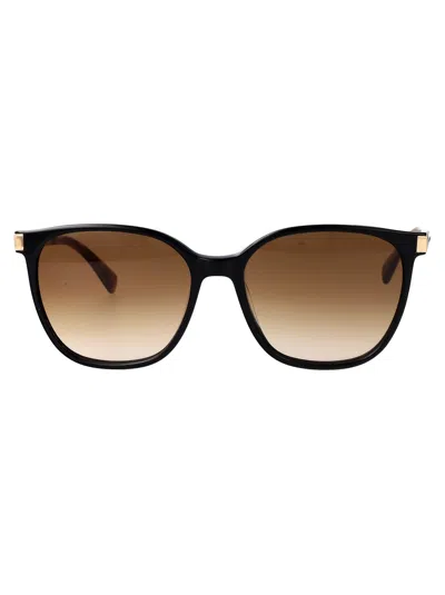 Longchamp Rectangular Sunglasses Lo612 Sn 10 In Multi