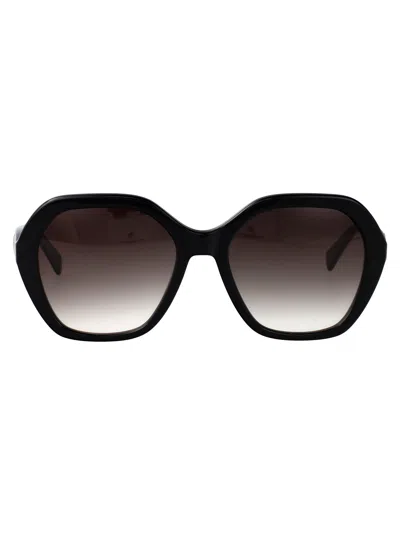 Longchamp Rectangular Sunglasses Lo759 S 1 In Black