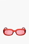 Longchamp Medallion 52mm Rectangular Sunglasses