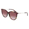 Longchamp 55mm Gradient Tea Cup Sunglasses