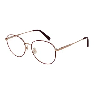 Longchamp Red Women Optical Frames In Gold