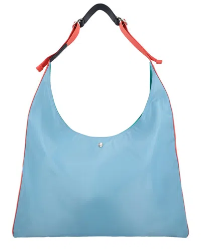 Longchamp Re-play Nylon Tote In Blue
