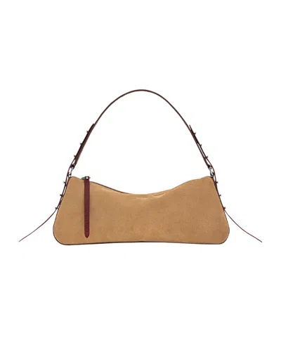 Longchamp Re-play S Shoulder Bag In Brown