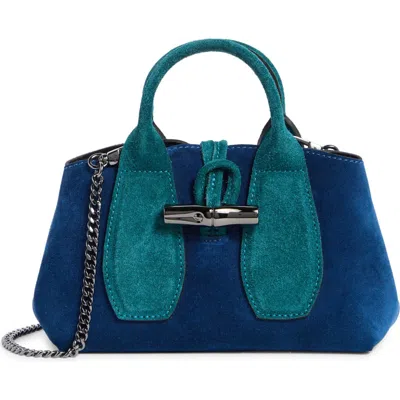 Longchamp Ro Velour X-small Top Handle Bag