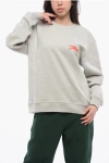Longchamp Robert Indiana Fleeced-cotton Crew-neck Sweatshirt With Maxi