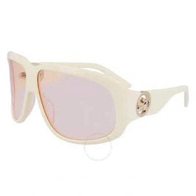 Longchamp Rose Oversized Ladies Sunglasses Lo736s 109 67 In Rose / White