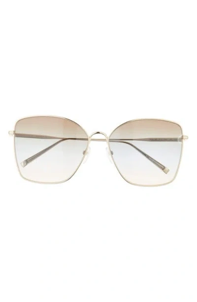 Longchamp Roseau 60mm Gradient Square Sunglasses In Multi