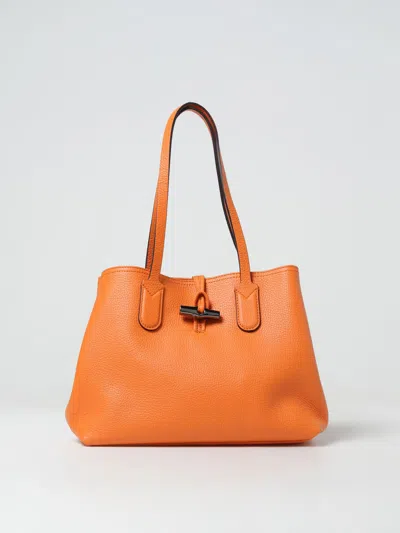 Longchamp Schultertasche  Damen Farbe Orange