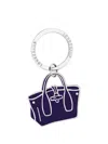 Longchamp Le Roseau Keychain In Pink