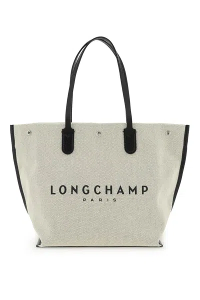 Longchamp Roseau L Tote Bag In Neutrals