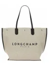 Longchamp Roseau Large Shopping Bag In Neutral