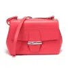 Longchamp Roseau Leather Crossbody Handbag In Poppy Pink In Multi