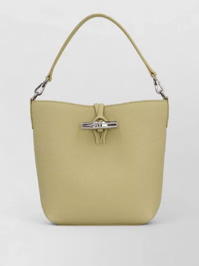Longchamp Roseau Mini Bucket Bag Shoulder In Green