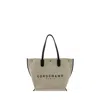 Longchamp Canvas Tote With Logo Print
