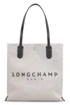 Longchamp Roseau Tote Bag In Beige