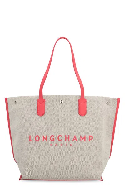 Longchamp Roseau Tote Bag In Sand