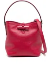 Longchamp Mini Roseau Handtasche In Rosa