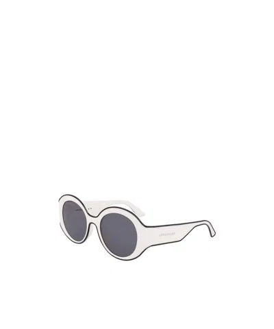 Longchamp Round Frame Sunglasses In Blue