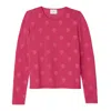Longchamp Round Neck Sweater In Pink