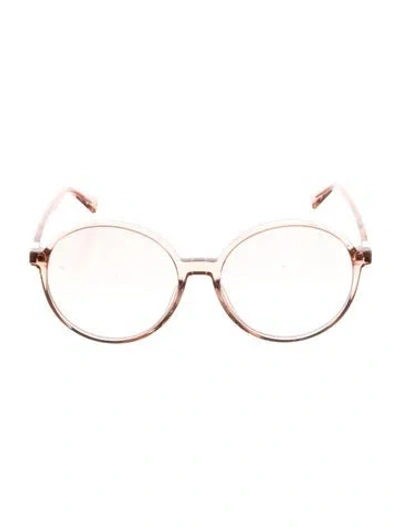 Pre-owned Longchamp Round Tinted Sunglasses In Pink