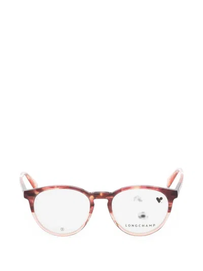 Longchamp Round-frame Glasses In Multi