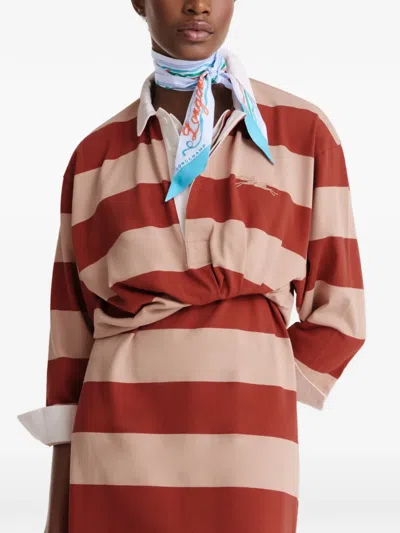 Longchamp Rubans Scarf In Blue