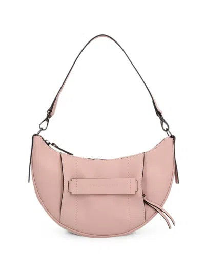 Longchamp S 3d Leather Tote Bag In Pink