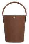 Longchamp S Épure Brown Bucket Bag