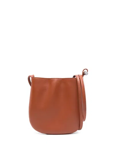 Longchamp S Le Roseau Cross Body Bag In Orange